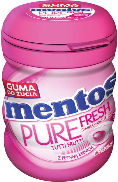 Жувальна гумка Mentos Pure Fresh Tutti Frutti 60 г (80879725) - зображення 1