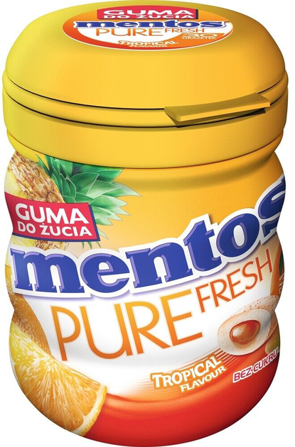 Guma do żucia Mentos Pure Fresh Tropical 60 g (80967118) - obraz 1