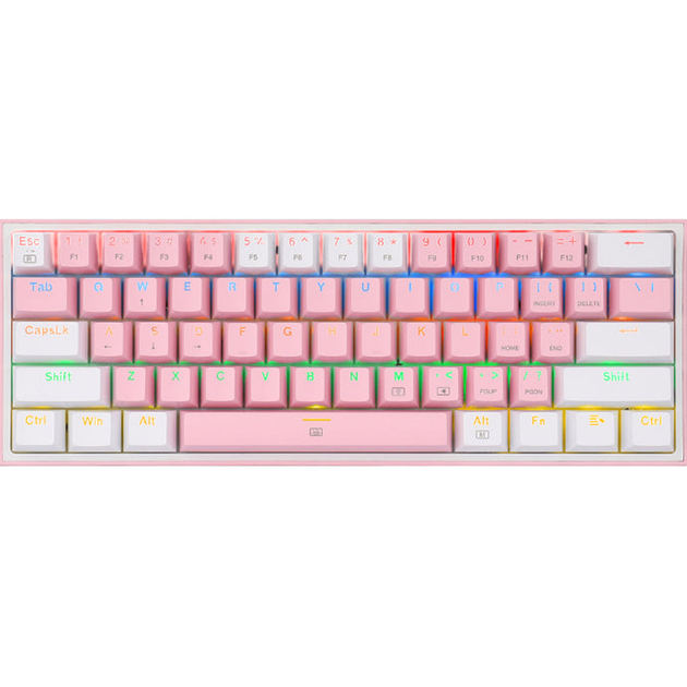 Клавиатура Redragon Fizz K617 RGB Mini (K617RGB-PW) [84540] – фото ...