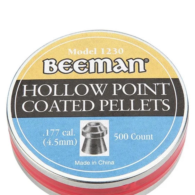 Пули для пневматики Beeman Hollow Point (4.5мм, 0,47г, 500шт) - изображение 2