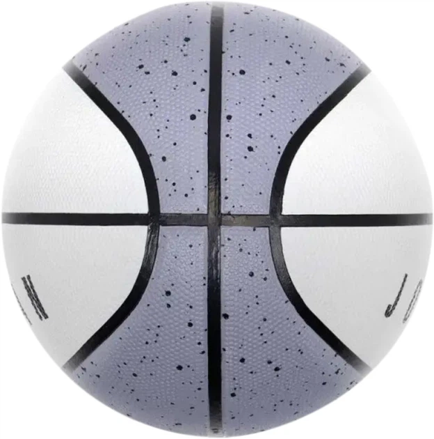 Мяч баскетбольный Nike Jordan Playground 2.0 8P Deflated Cement size 6 Grey/White/Black/Fire Red (J.100.8255.049.06) - изображение 3