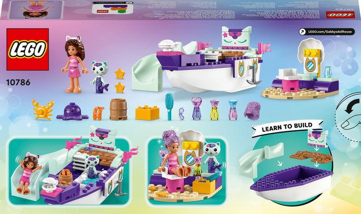 Конструктор LEGO Корабель і спа Ґаббі й Нявки 88 деталей (10786) - зображення 10