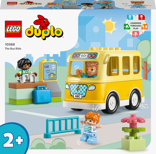 Конструктор LEGO Duplo Поїздка на автобусі 16 деталей (10988) - зображення 1