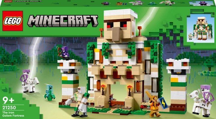 Конструктор LEGO Minecraft Фортеця «Залізний голем» 868 деталей (21250) - зображення 1