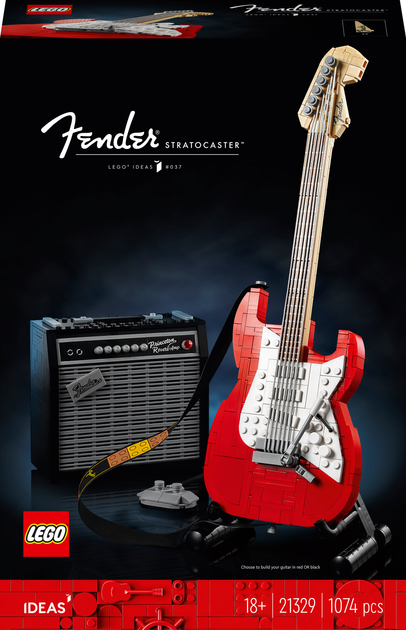 Zestaw klocków LEGO Ideas Fender Stratocaster 1074 elementy (21329) - obraz 1