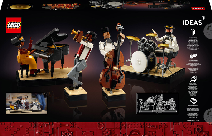 Конструктор LEGO Ideas Джазовий квартет 1606 деталей (21334) - зображення 9