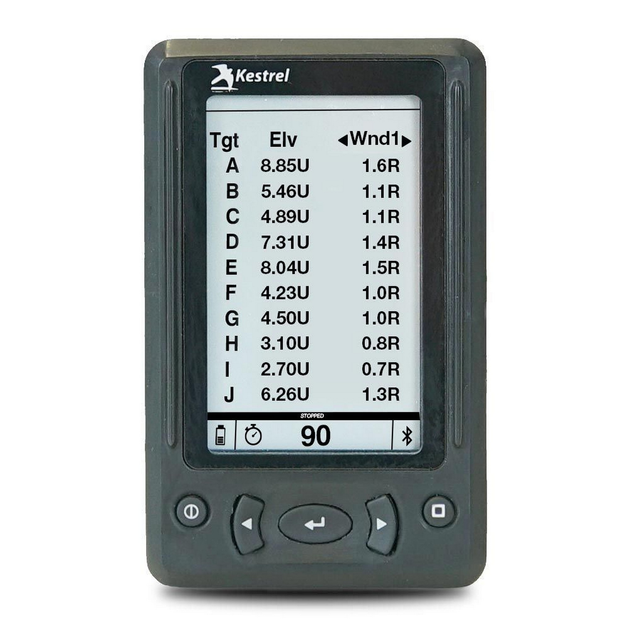 Экран Kestrel Meters HUD Heads Up Display с выносной кнопкой для метеостанции Черный 5700 2000000119489 - изображение 2