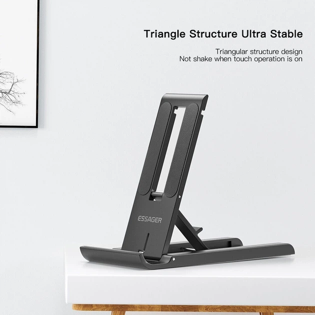 Держатель для телефона Essager Sailing Desktop Phone Holder Black (EZJZM-FC01) - Фото 4 Держатель для телефона Essager Sailing Desktop Phone Holder Black (EZJZM-FC01) - изображение 4