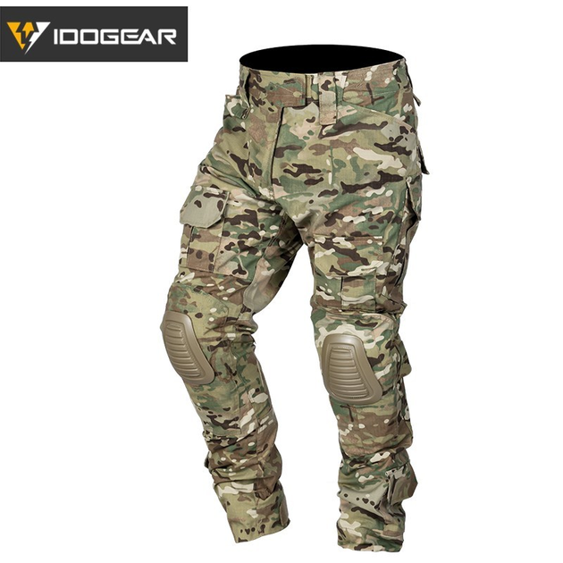 Тактичні демісезонні військові штани G2 Multicam з наколінниками L Мультикам IDG2078990 - зображення 1
