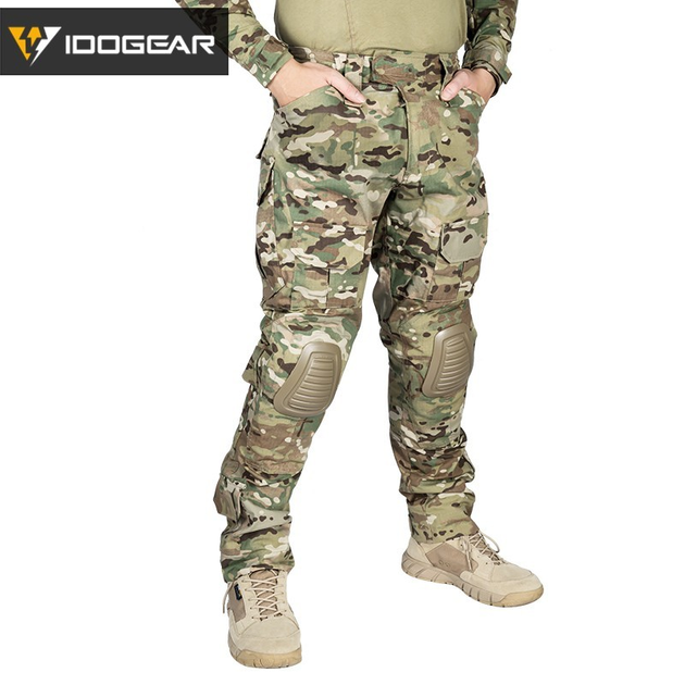 Тактичні демісезонні військові штани G2 Multicam з наколінниками L Мультикам IDG2078990 - зображення 2