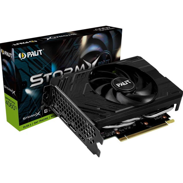 く*う様 Palit GeForce RTX4060Ti 8GB STORMX Огляд відеокарти Palit GeForce RTX 4060 Ti StormX 8GB