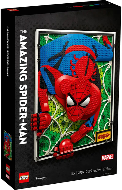 Zestaw klocków LEGO Art The Amazing Spider-Man 2099 elementów (31209) - obraz 1