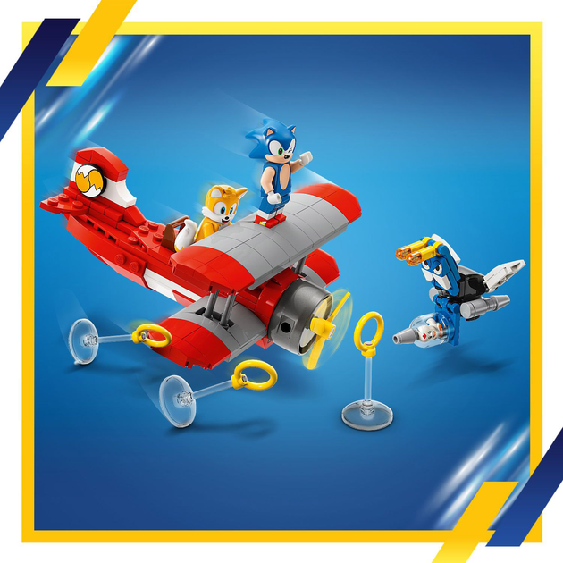 Zestaw klocków LEGO Tails z warsztatem i samolot Tornado 376 elementów (76991) - obraz 7