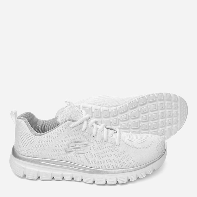 Buty sportowe damskie Skechers 12615-WSL 37 (7US) 24 cm Białe (191665932789) - obraz 3