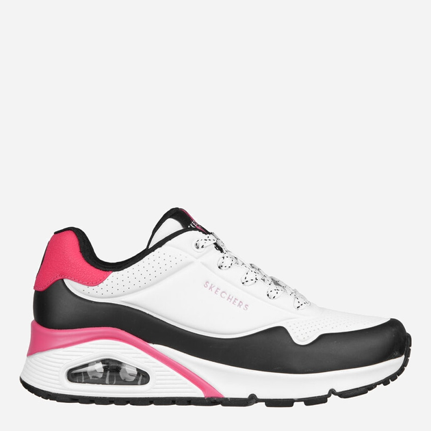 Жіночі кросівки Skechers 155593-WNPK 38 (8US) 25 см Білий/Рожевий (195969714997) - зображення 1