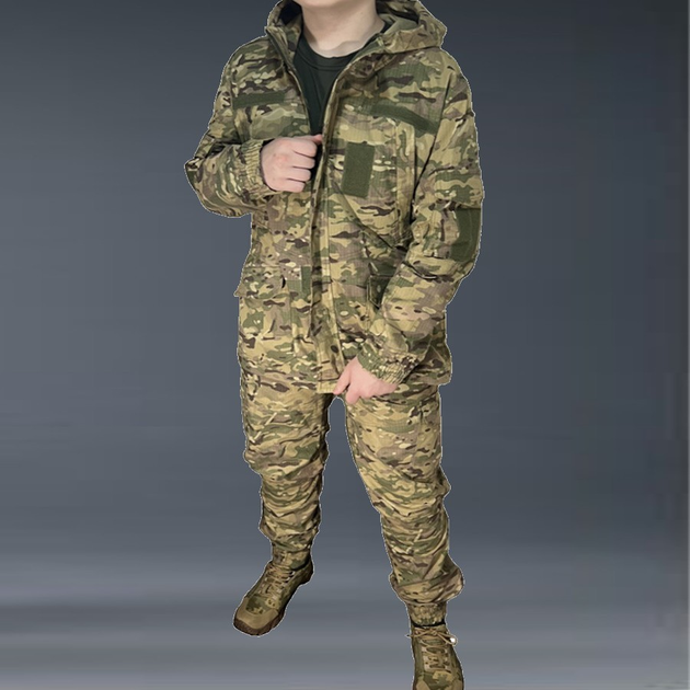 Костюм Горка летний тактический для военных Рип Стоп камуфляжный 46 Мультикам - изображение 1