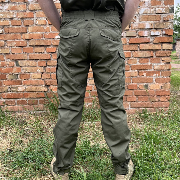 Мужские штаны тактические летние для НГУ рип стоп 58 Олива - изображение 2