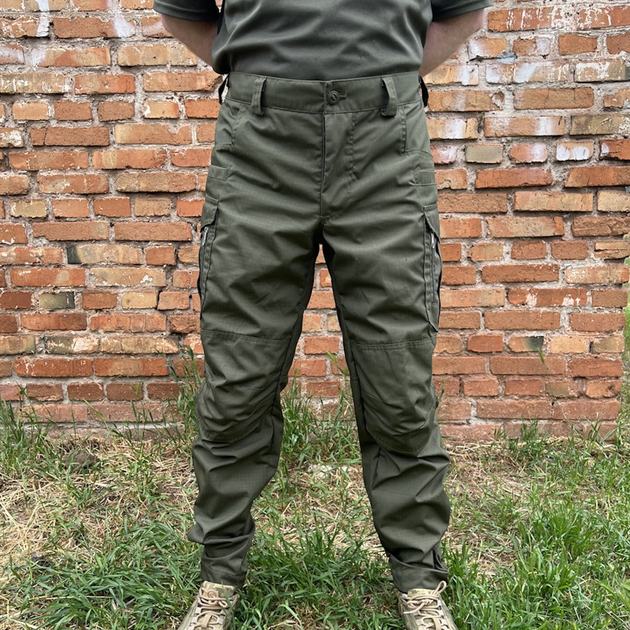 Мужские штаны тактические летние для НГУ рип стоп 54 Олива - изображение 1