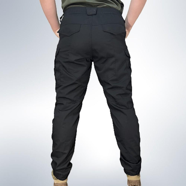 Мужские штаны тактические летние для силовых структур рип стоп 54 Черный - изображение 2
