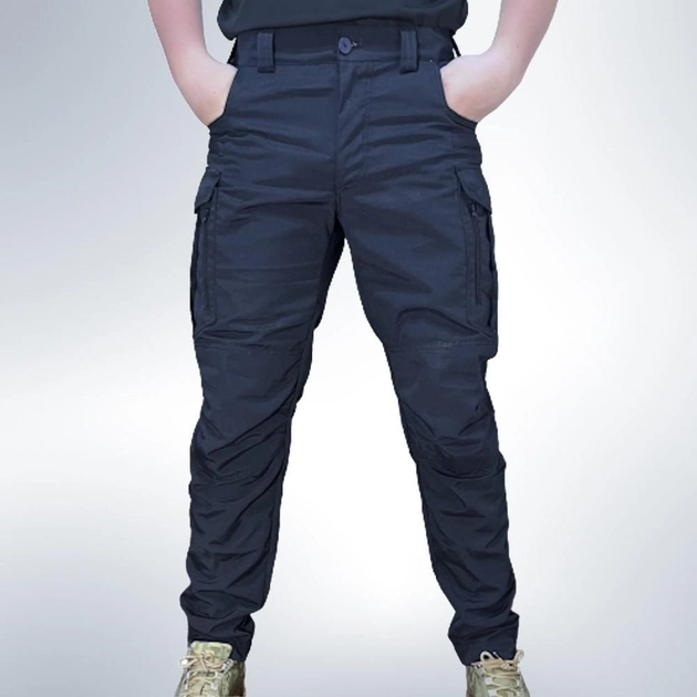 Чоловічі штани тактичні літні для ДСНС ріп стоп 52 Сині - зображення 1