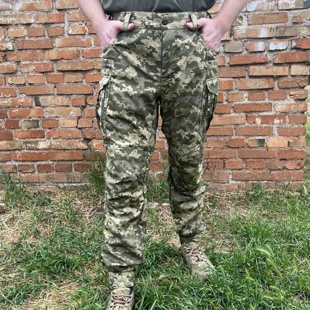 Мужские штаны тактические летние для военных рип стоп 60 Пиксель - изображение 1