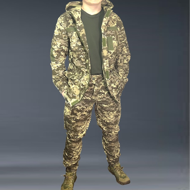 Костюм Горка летний тактический для военных Рип Стоп камуфляжный 46 Пиксель - изображение 2