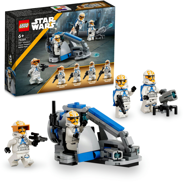 Zestaw klocków LEGO Star Wars Zestaw bitewny z 332. oddziałem klonów Ahsoki 180 elementów (75359) - obraz 8