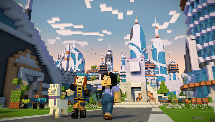 Гра Sony PlayStation 4 Minecraft Story Mode Англійська Версія Б/У - зображення 4