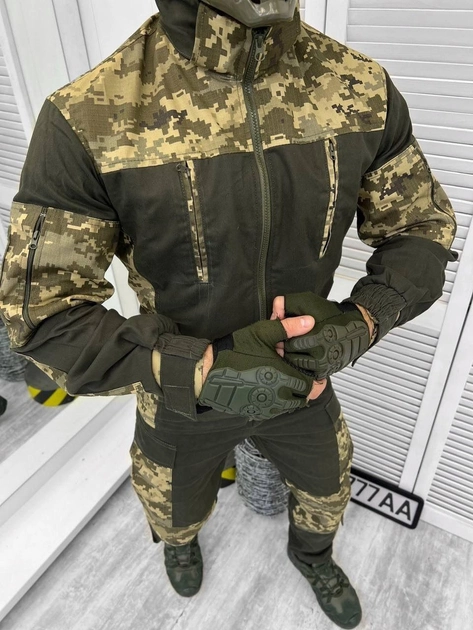Тактичний військовий костюм гірка Rate ( Куртка + Штани ), Камуфляж: Піксель ЗСУ, Розмір: L - зображення 2