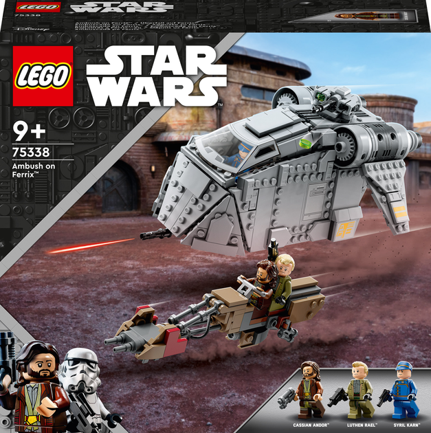 Zestaw klocków LEGO Star Wars Zasadzka na Ferrix 679 elementów (75338) - obraz 1