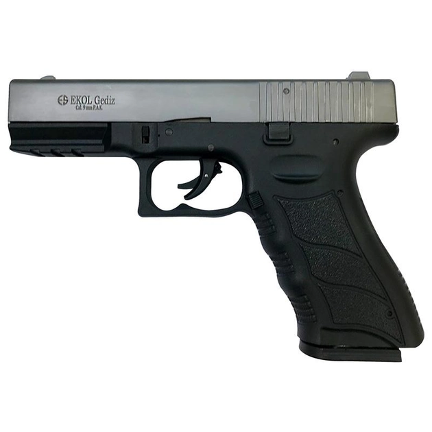 Пистолет сигнальный, стартовый Ekol Gediz Fume (9мм, 18 зарядов), хром - изображение 1