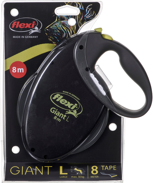 Автоматичний повідець FLEXI Giant Neon L 8м (DLZFLXSMY0032) - зображення 5