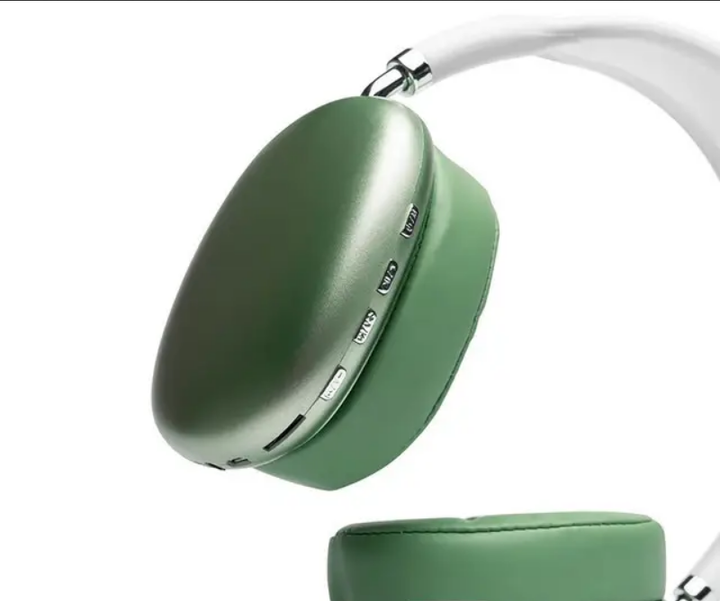 Дизайнерские Беспроводные Bluetooth наушники Macaron P9 Max Зеленые - Фото 6 Дизайнерские Беспроводные Bluetooth наушники Macaron P9 Max Зеленые - изображение 6