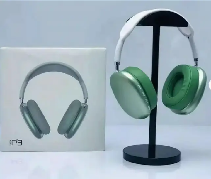 Дизайнерские Беспроводные Bluetooth наушники Macaron P9 Max Зеленые - Фото 3 Дизайнерские Беспроводные Bluetooth наушники Macaron P9 Max Зеленые - изображение 3