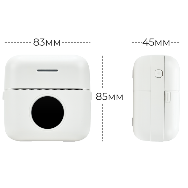 Портативний термопринтер JETIX Mini Printer Student, мобільний міні принтер для смартфона - зображення 10