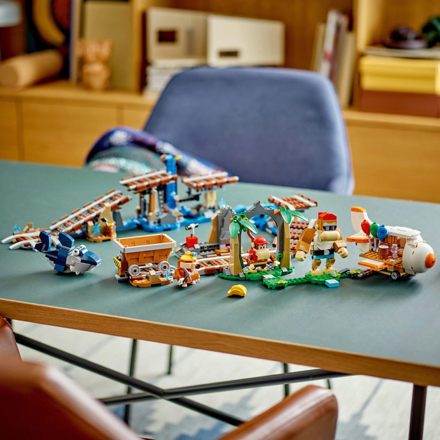 Zestaw klocków LEGO Super Mario Przejażdżka wagonikiem Diddy Konga. Zestaw rozszerzający 1157 elementów (71425) - obraz 3