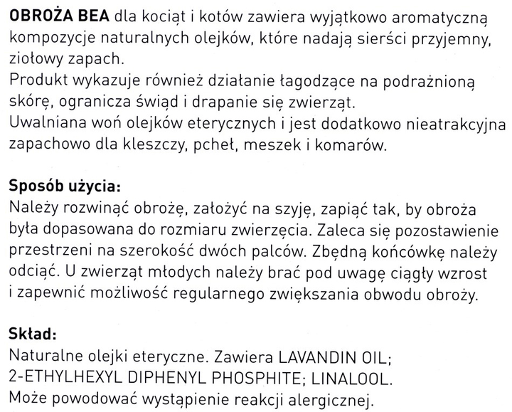 Нашийник для кошенят та котів BEAPHAR Bea непромокальний 35 см (DLZBEPSMY0001) - зображення 3