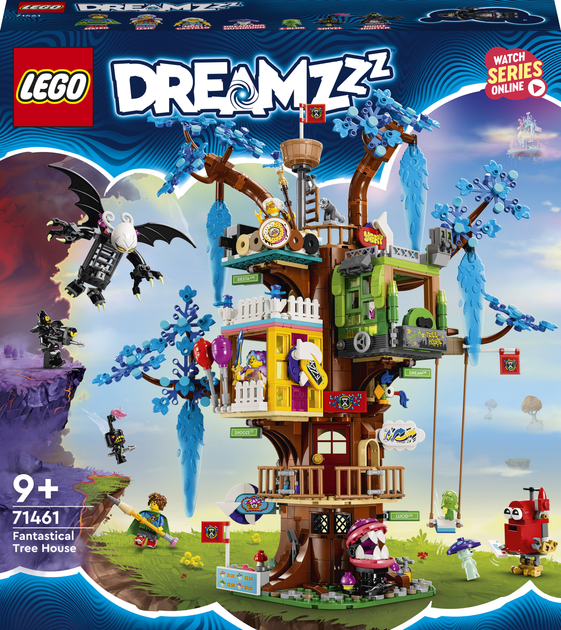 Zestaw klocków LEGO DREAMZzz Fantastyczny domek na drzewie 1257 elementów (71461) - obraz 1