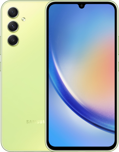 Мобільний телефон Samsung Galaxy A34 5G 6/128GB Awesome Lime (SM-A346BLGAEUE) - зображення 1