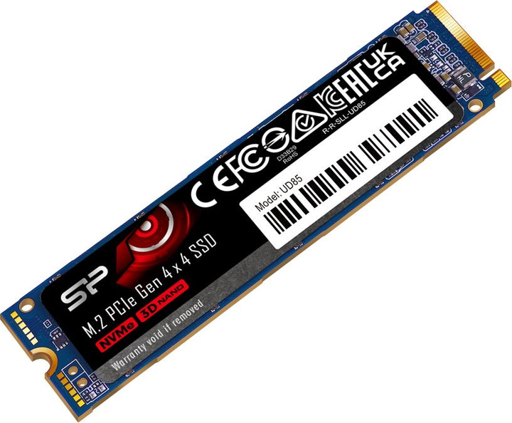 Dysk SSD Silicon Power UD85 250GB NVMe M.2 2280 PCIe 4.0 x4 3D NAND (SP250GBP44UD8505) - obraz 2