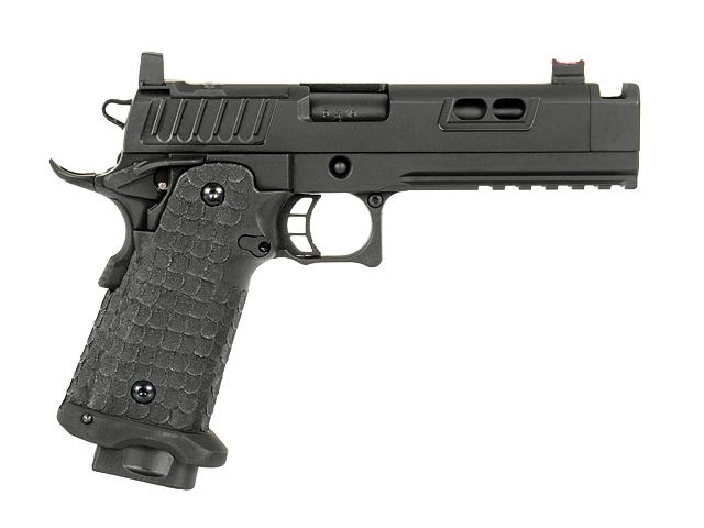 Страйкбольний пістолет Army Arnament R604 GBB Black - зображення 2
