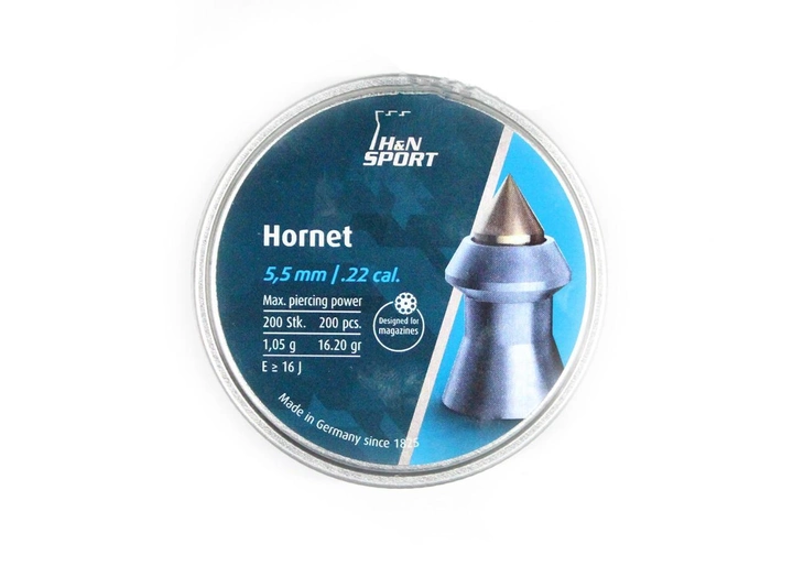 Пули H&N Hornet 5.50мм, 1.05г, 200шт - изображение 2