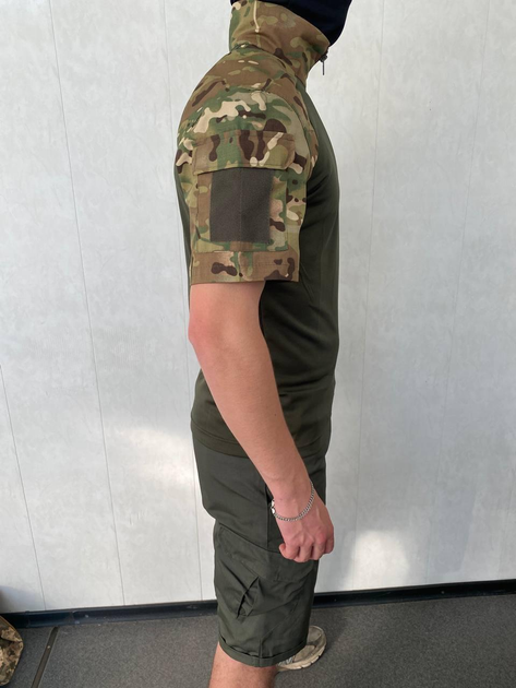 Тактичний костюм літній для НГУ, ЗСУ убакс із шортами мультикам-хакі XXXL - зображення 2