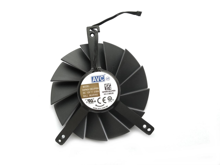 Вентилятор AVC для видеокарты NVidia DAPA0815B2UP004 (DAPA0815B2UP005 DAPA0815B2UP006) (№458.1) - изображение 2