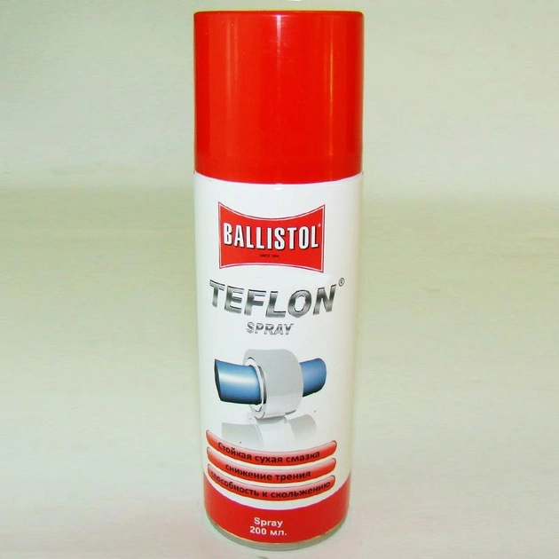 Смазка тефлоновая Klever Ballistol Teflon PTFE (200мл), спрей - изображение 2