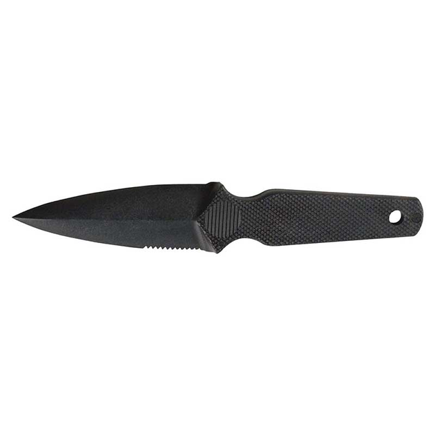 Нож фиксированный Lansky Composite Plastic Knife (длина: 178мм, лезвие: 76мм, черное), черный - изображение 2