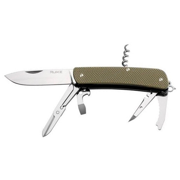 Нож многофункциональный Ruike L31-G с накладками на рукоятке - изображение 2