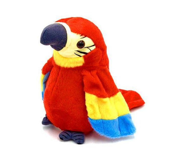 Интерактивная игрушка говорящий Попугай Parrot Talking Красный – фото ...