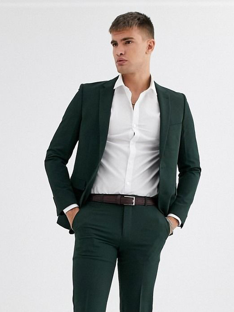 Burton Menswear FLAS 02K39PGRN 44R DN5057773598314