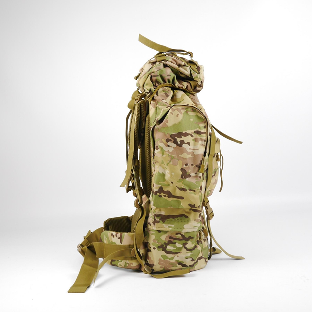 Тактичний армійський рюкзак, мультикам, 80л - зображення 2